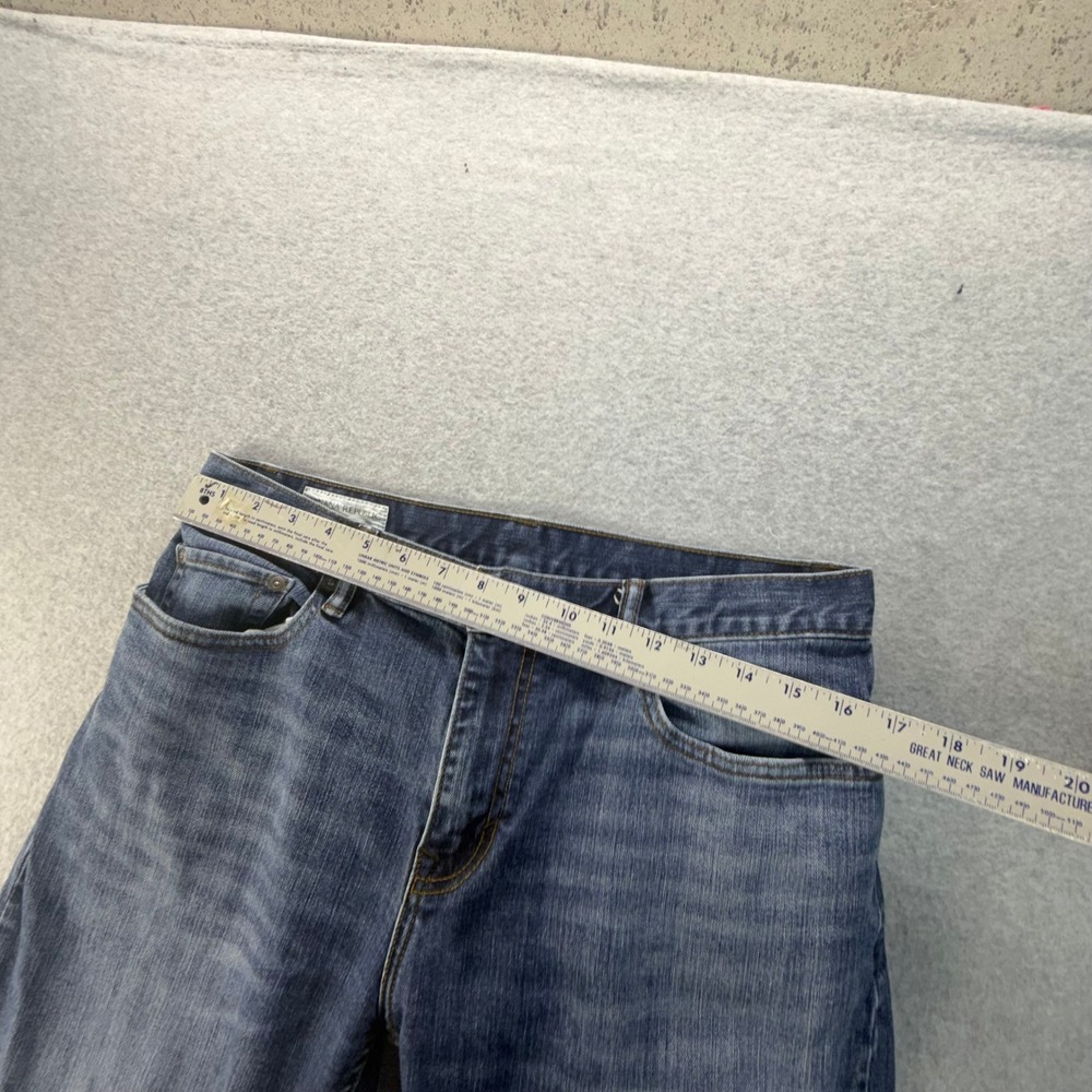 Banana‎ Republic Straight Leg Jeans Mens 33x30 Medium Wash Blue Stretch Denim - Picture 3 of 9